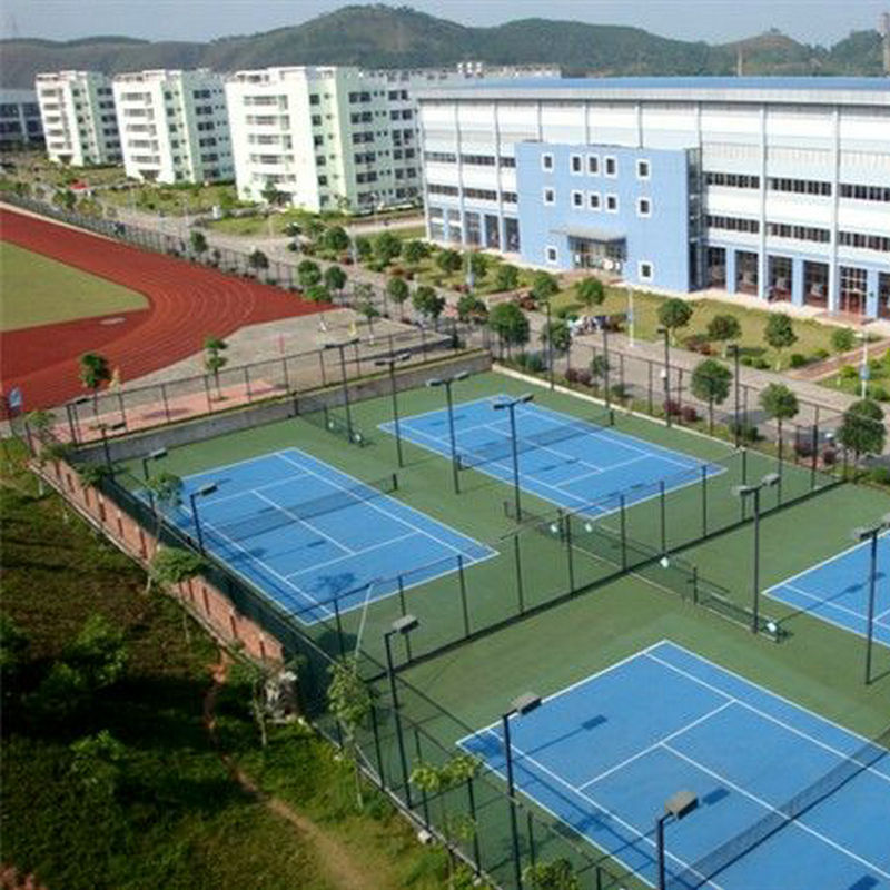 戶外丙烯酸面層籃球場 室內(nèi)室外彈性丙烯酸體育場籃球場