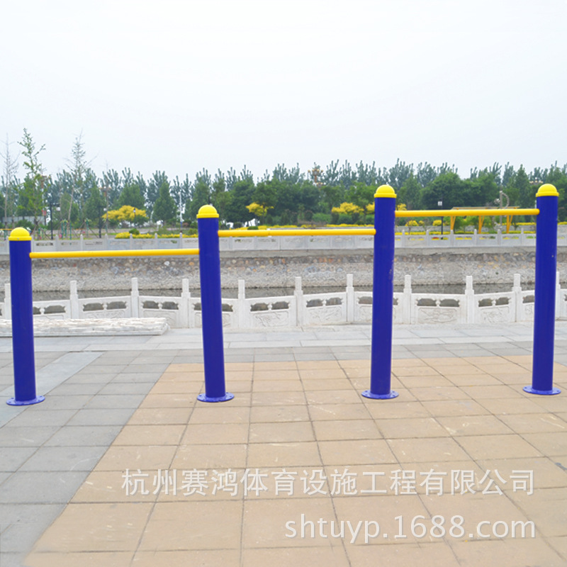 SH 室外健身器材三聯(lián)壓腿器戶外小區(qū)器材壓腿架體育廣場健身路徑