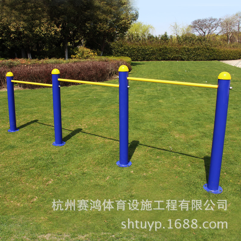 SH 室外健身器材三聯(lián)壓腿器戶外小區(qū)器材壓腿架體育廣場健身路徑