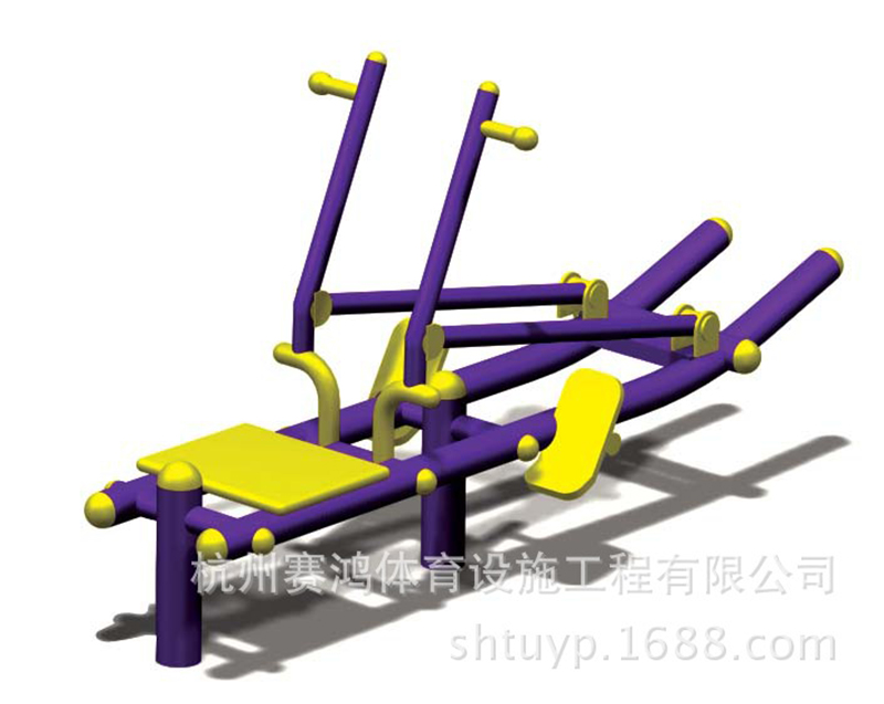 坐式拉力器小區(qū)室外健身器材公園戶外健身路徑老年人健身體育器材