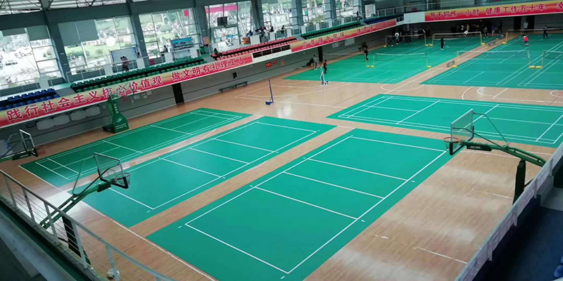 PVC運(yùn)動(dòng)地板 籃球場(chǎng)地板